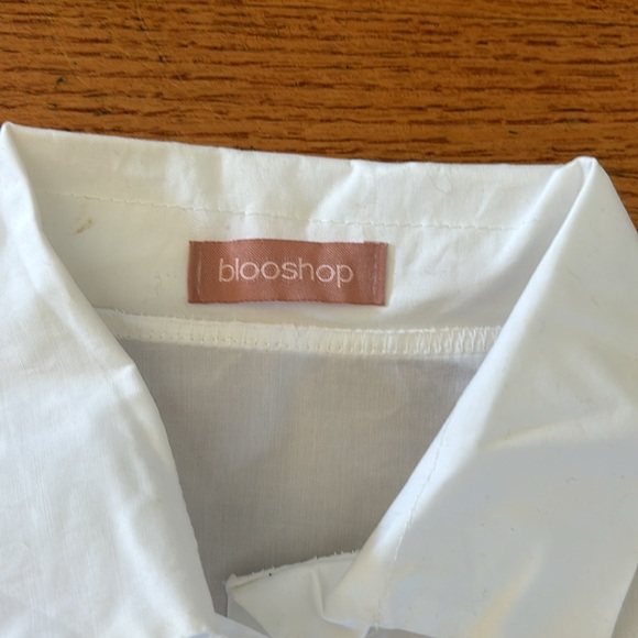 Blooshop White Button Up - Picture 2 of 3